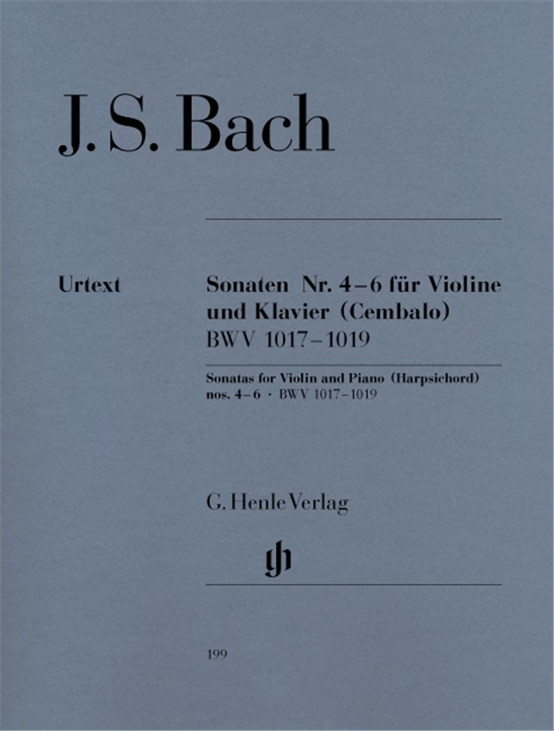 Sonaten 4 - 6 für Violine und Klavier (Cembalo)